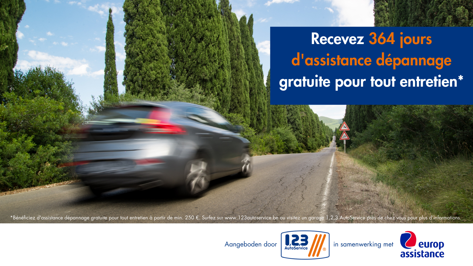 Assistance dépannage gratuite pour tout entretien